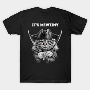 It's Mewtiny! Cat Pirate Mutiny T-Shirt